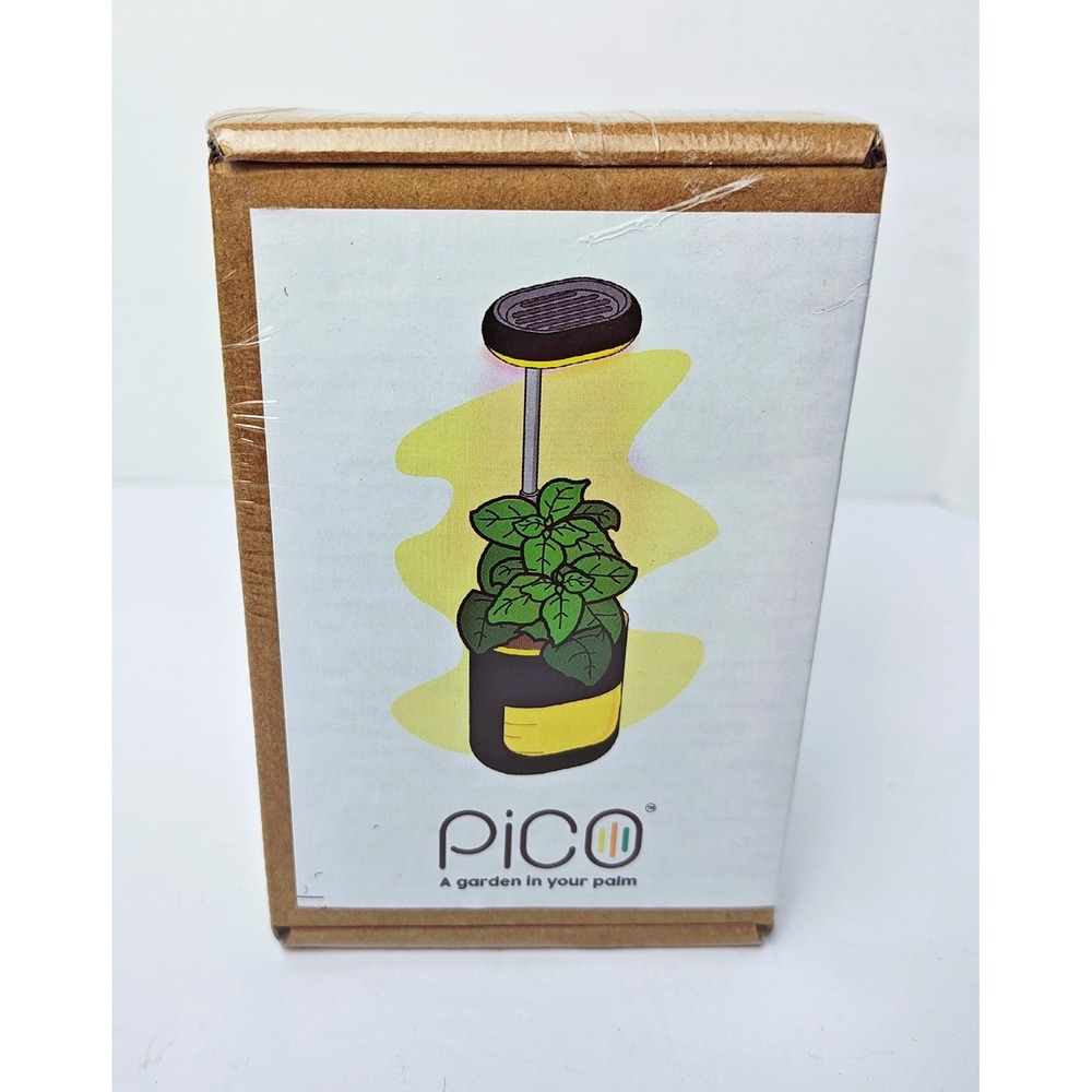 Pico Smart Planter Indoor Garden In Your Palm Indoor LED Grow Light, New